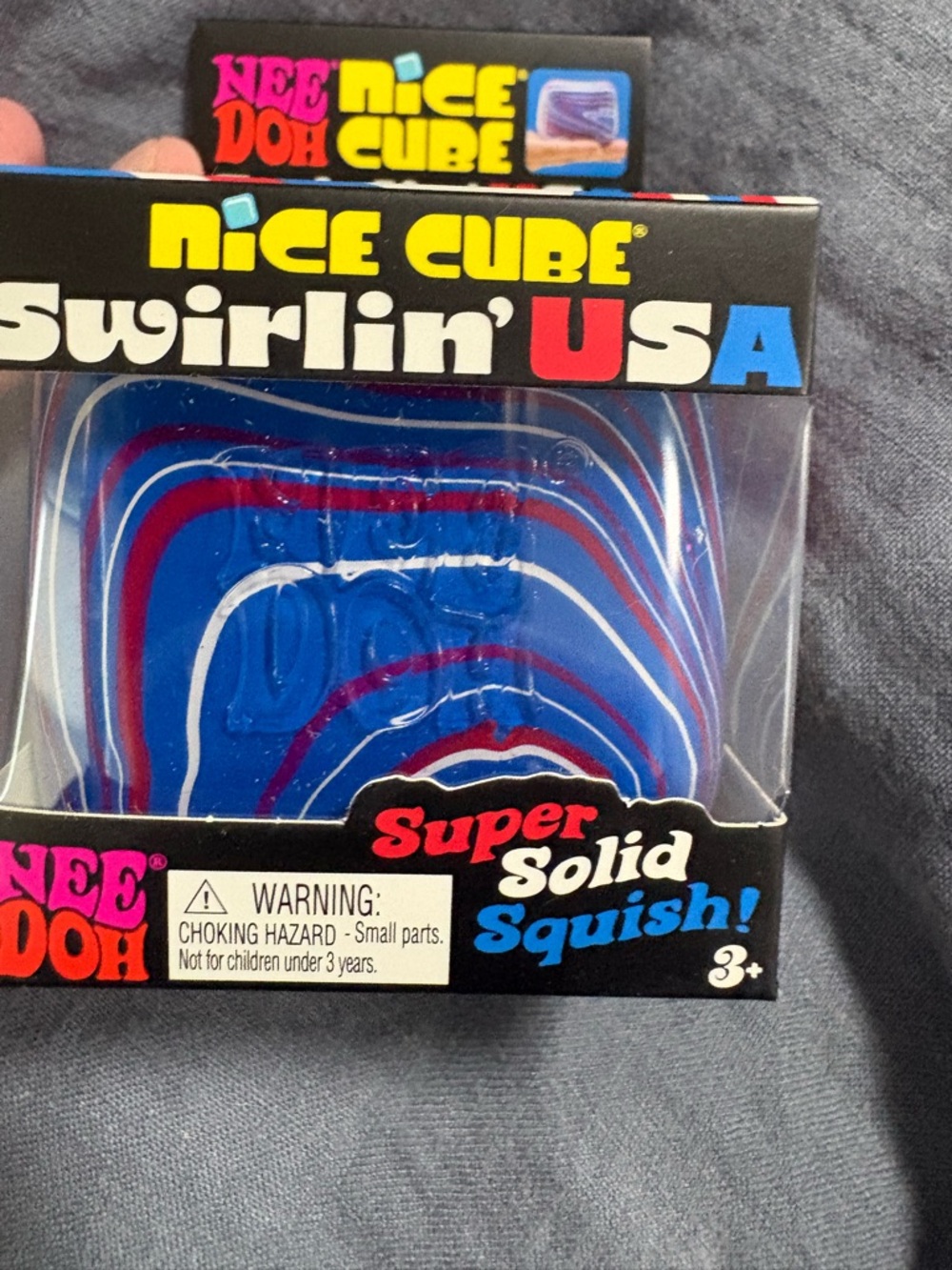 Swirlin' USA Super Solid Squish - Blue & Red